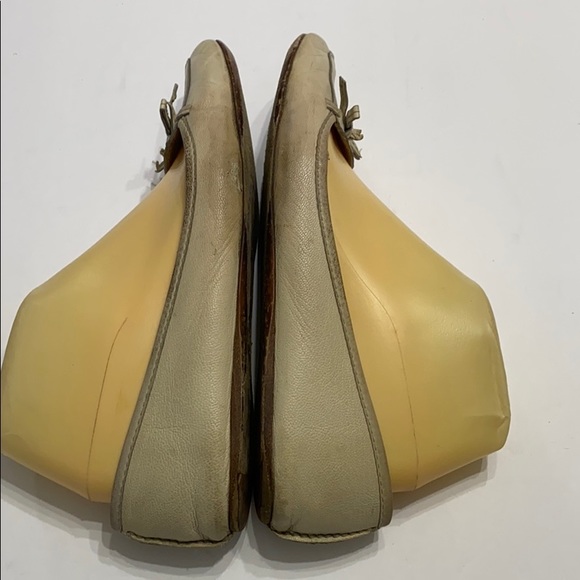 Authentic Prada luxury designer signature leather vintage flats sz 7.5 - Picture 6 of 8